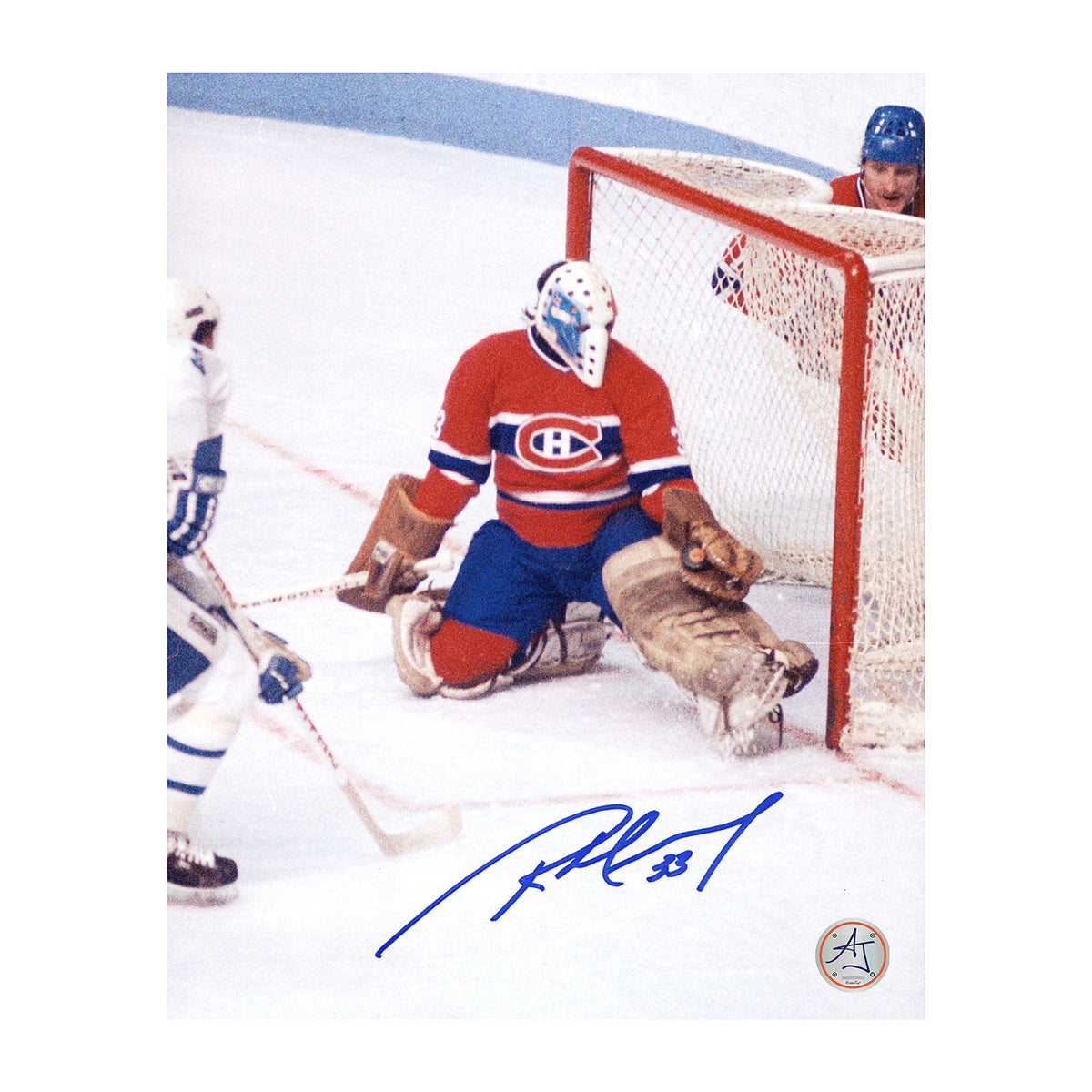 Richard Sevigny Autographed Montreal Canadiens Kick Save 8x10 Photo product image 1, provided for visual reference and