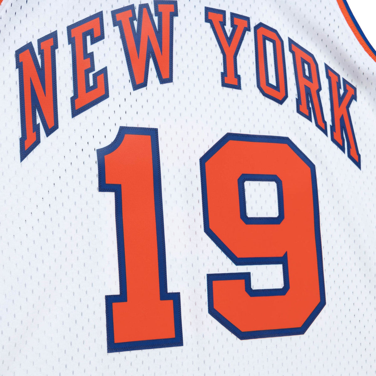Willis Reed Mitchell & Ness 1969 White Swingman Jersey product image 4, provided for visual reference and product detail