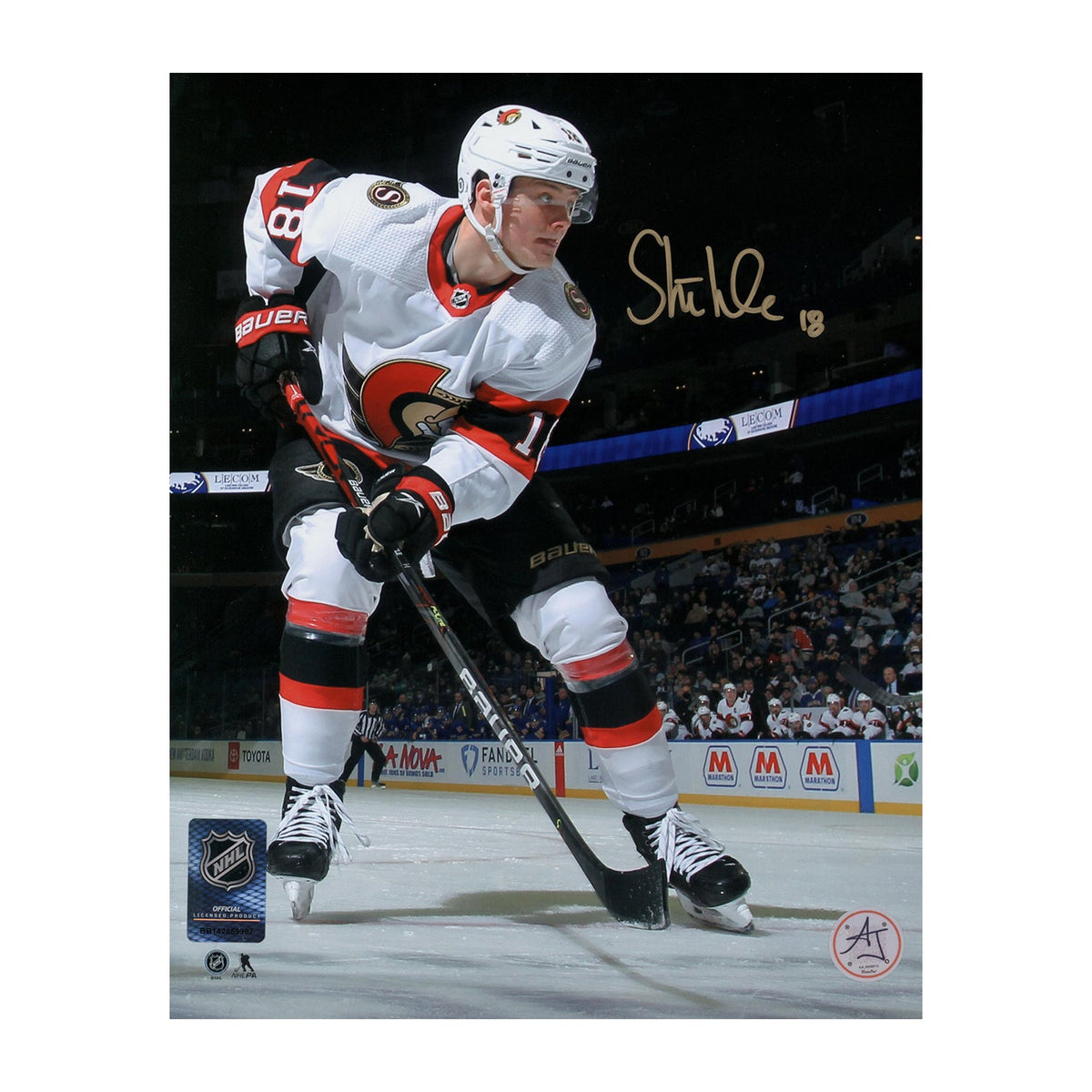 Tim Stutzle Signed Ottawa Senators Hero Profile 8x10 Photo product image 1, provided for visual reference and product detail