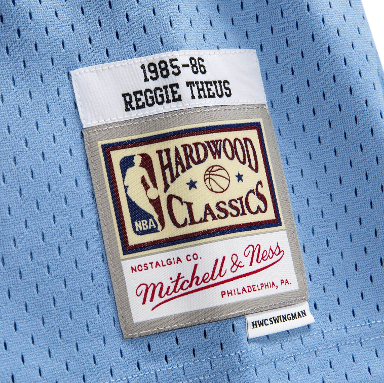 Men’s Reggie Theus Sacramento Kings 1985-86 Powder Blue Swingman Replica Jersey By Mitchell & Ness product image 5, provided