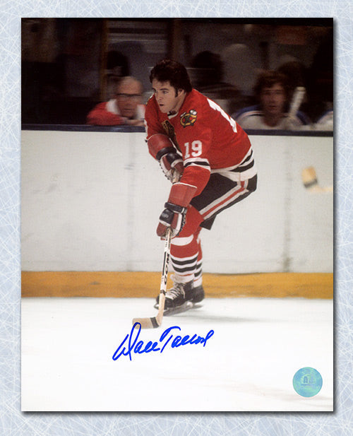 Dale Tallon Autographed Chicago Blackhawks Skating 8x10 Photo product image 1, provided for visual reference and product