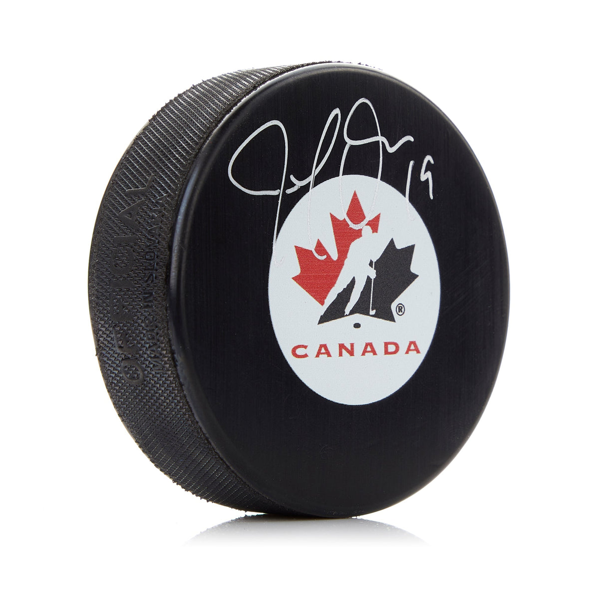 Joe Thornton Team Canada Autographed Hockey Puck product image 1, provided for visual reference and product detail review