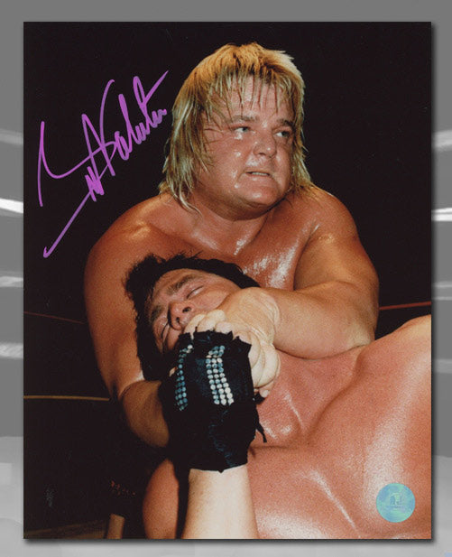 Greg Valentine Autographed Wrestling 8x10 Photo product image 1, provided for visual reference and product detail review