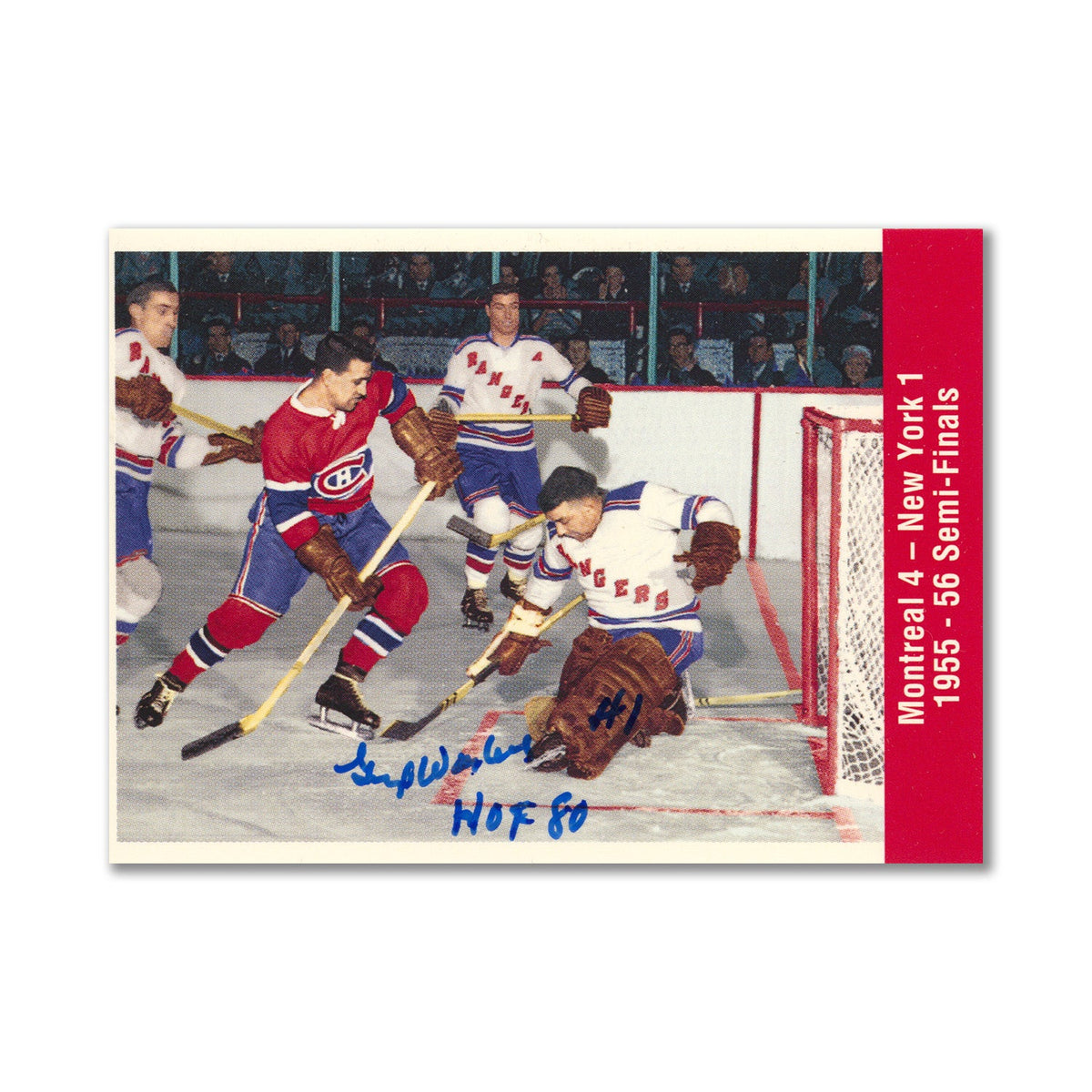 175 1994 Parkhurst Missing Link # Gump Worsley Autographed Hockey Card product image 1, provided for visual reference and