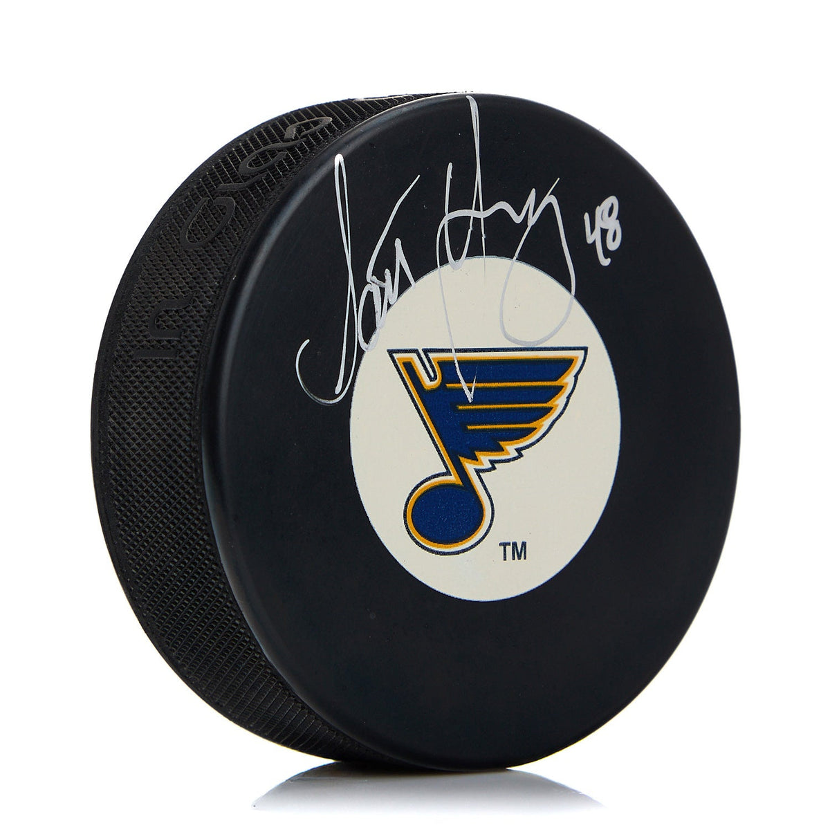 Scott Young St Louis Blues Autographed Hockey Puck product image 1, provided for visual reference and product detail review