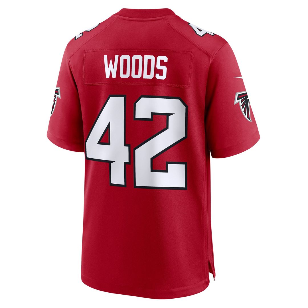 Atlanta Falcons Josh Woods Nike Red Game Jersey product image 3