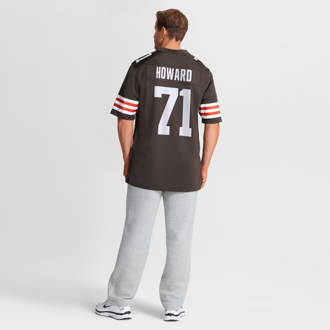Cleveland Browns Tytus Howard Nike Brown Game Jersey product image 5