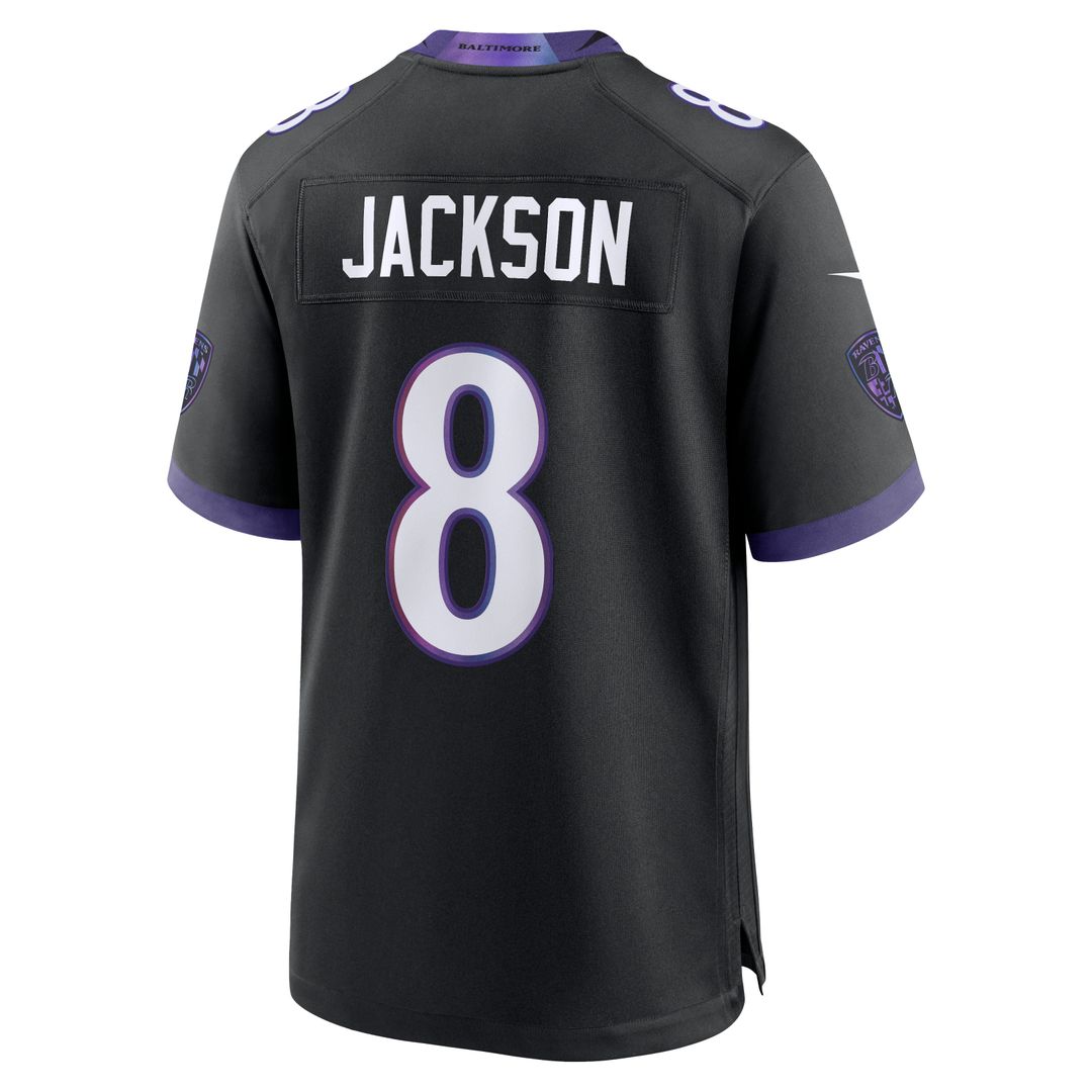Baltimore Ravens Lamar Jackson Nike White Game Jersey product image 34