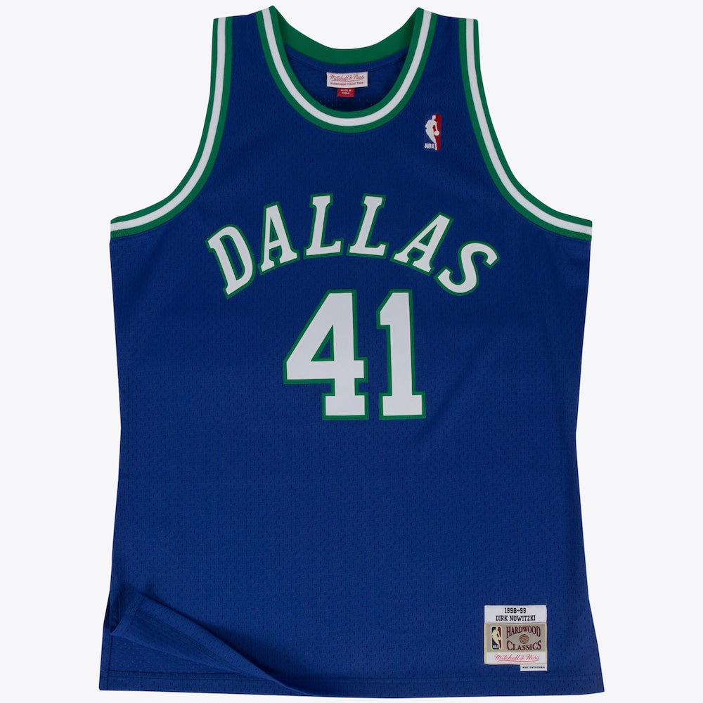 Dallas Mavericks Swingman Jersey Road Dirk Nowitzki 1998 99 | RTJ13209 product image 1, provided for visual reference and