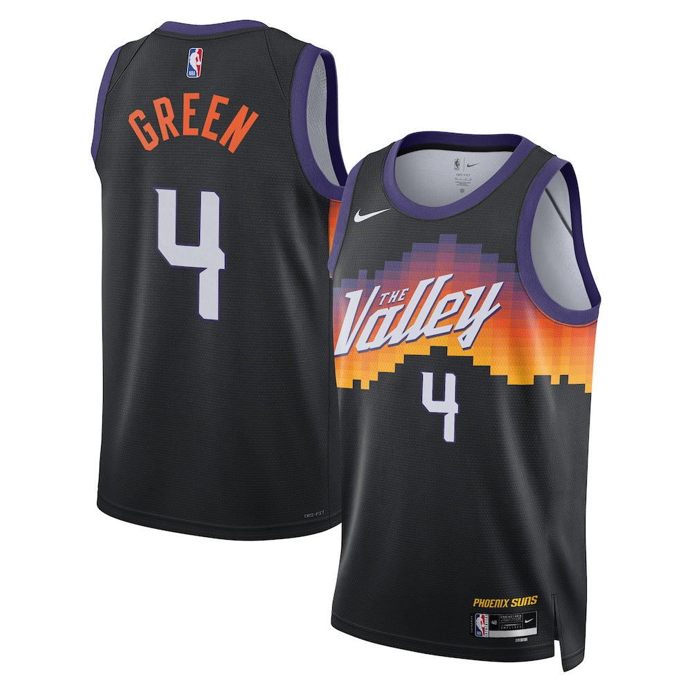 Phoenix Suns 202526 City Edition Swingman Jersey Black Jalen Green Unisex | RTJ13112 product image 1, provided for visual