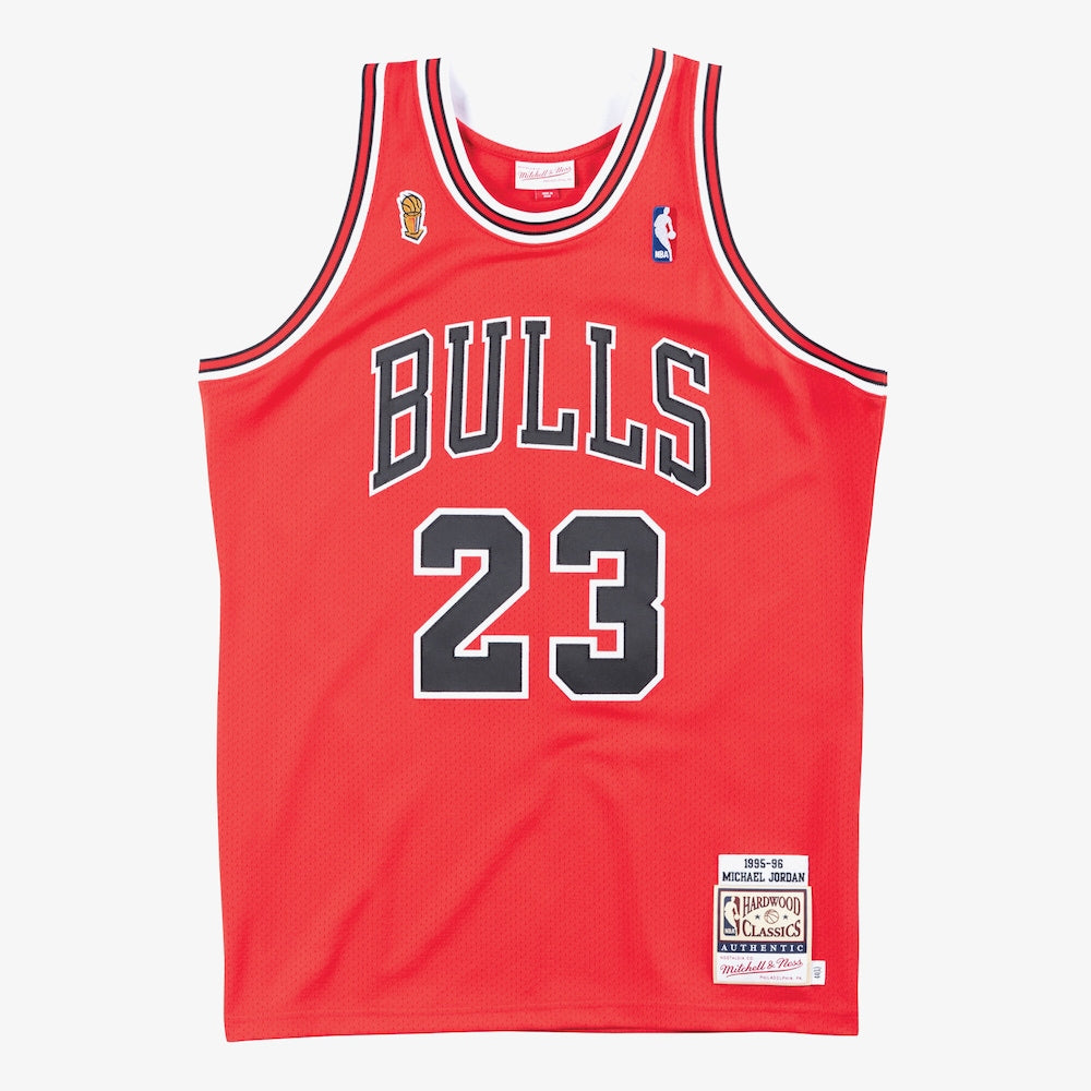 Chicago Bulls Jersey Road Finals Michael Jordan 1995 96 | Stitched Jersey RTJS 12136 product image 1, provided for visual