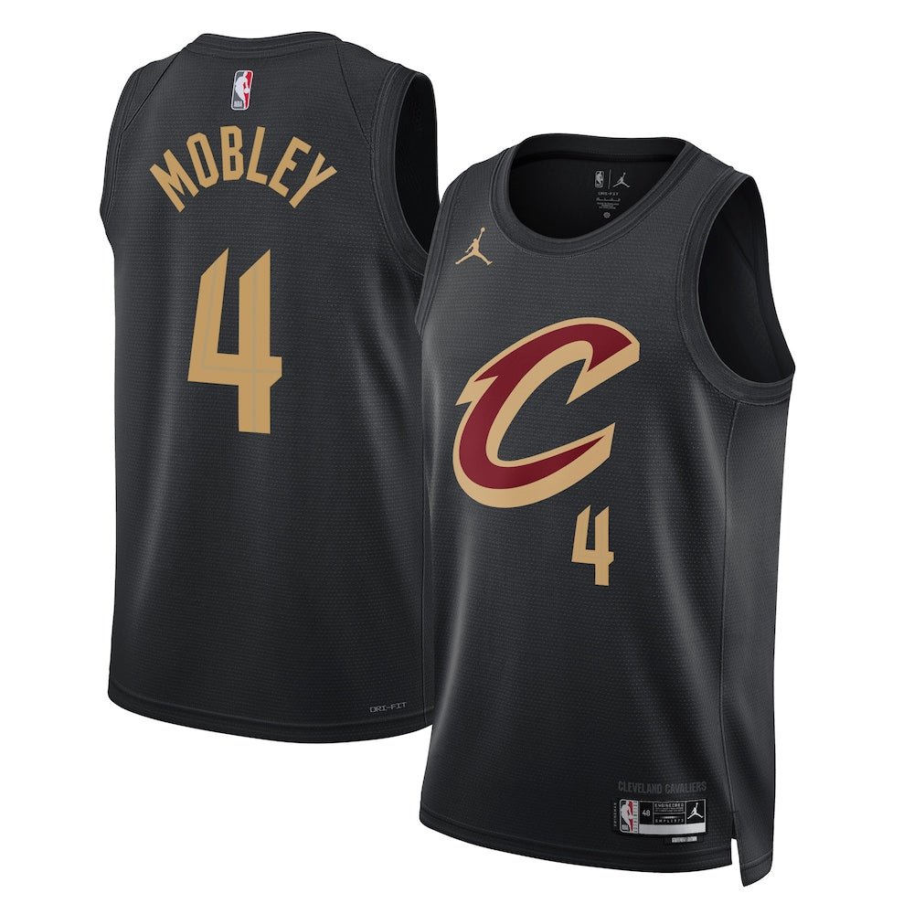 Cleveland Cavaliers Jordan Statement Edition Swingman Jersey Black Evan Mobley Unisex | Stitched Jersey RTJS 12100 product