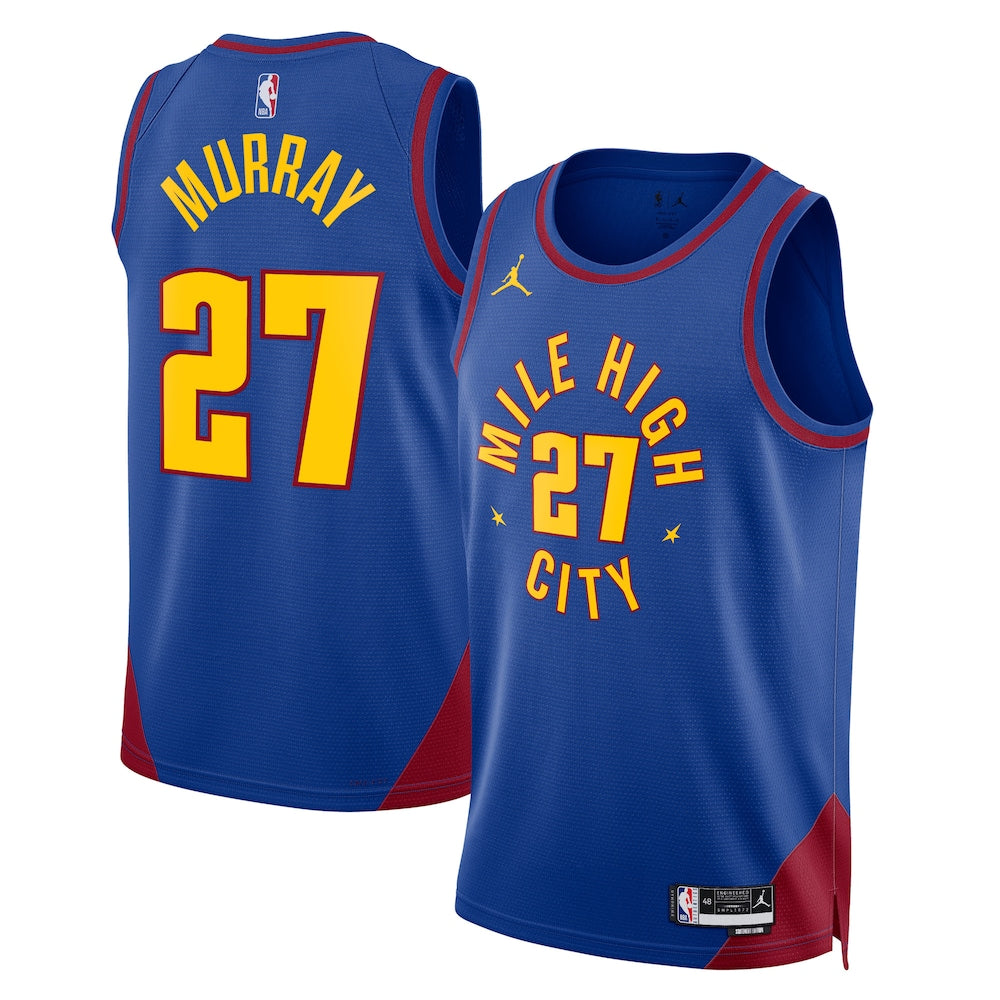 Denver Nuggets Jordan Statement Edition Swingman Jersey Blue Jamal Murray Unisex | Stitched Jersey RTJS 12040 product image