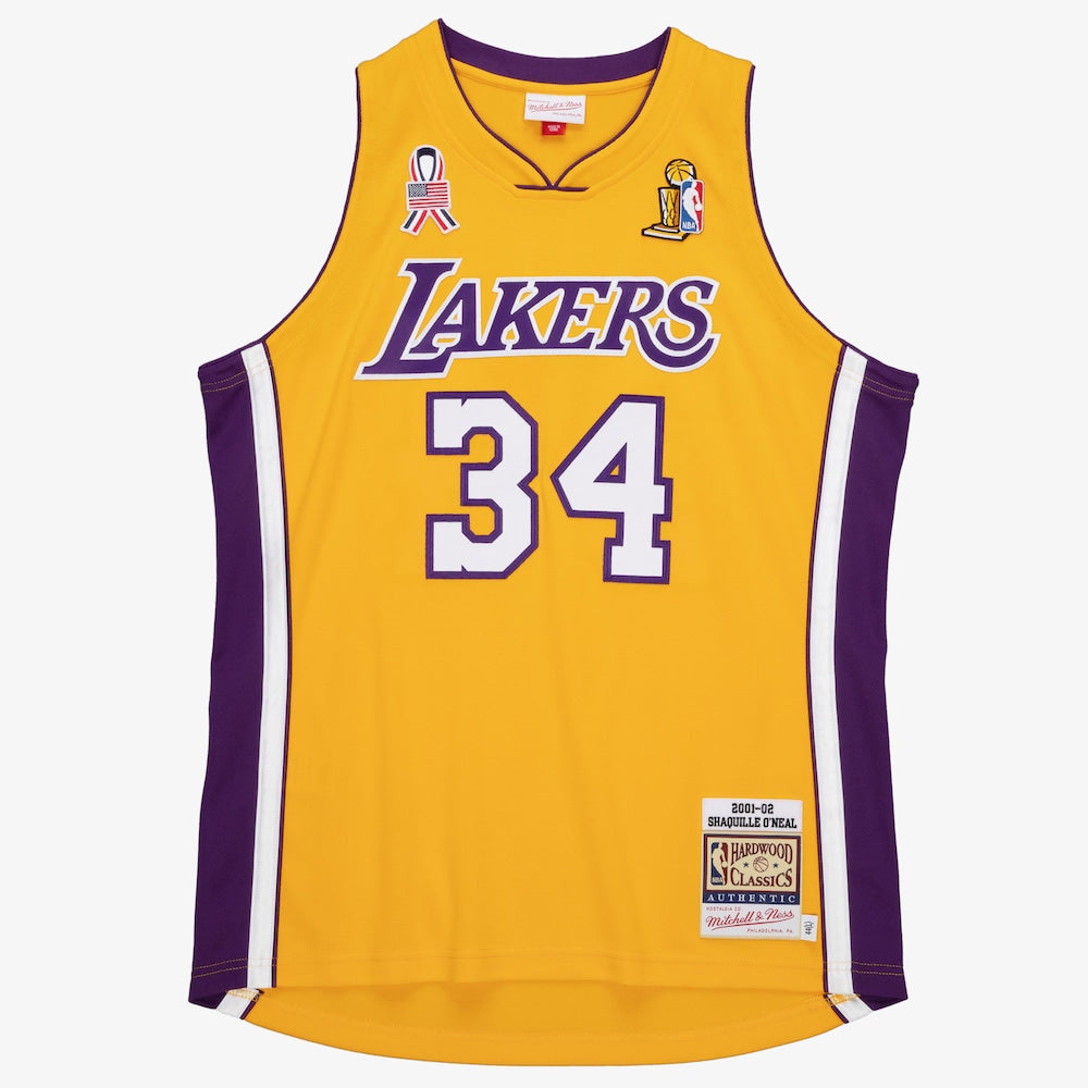 Los Angeles Lakers Jersey Shaquille Oneal 2001 02 | Stitched Jersey RTJS 11921 product image 1, provided for visual