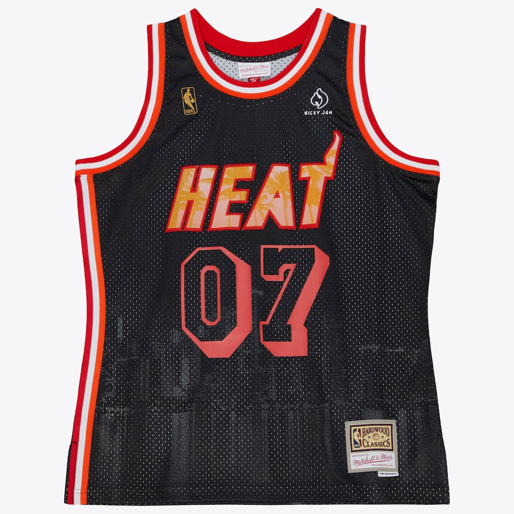 Miami Heat Mn X Nicky Jam Swingman Jersey | Stitched Jersey RTJS 11836 product image 1, provided for visual reference and
