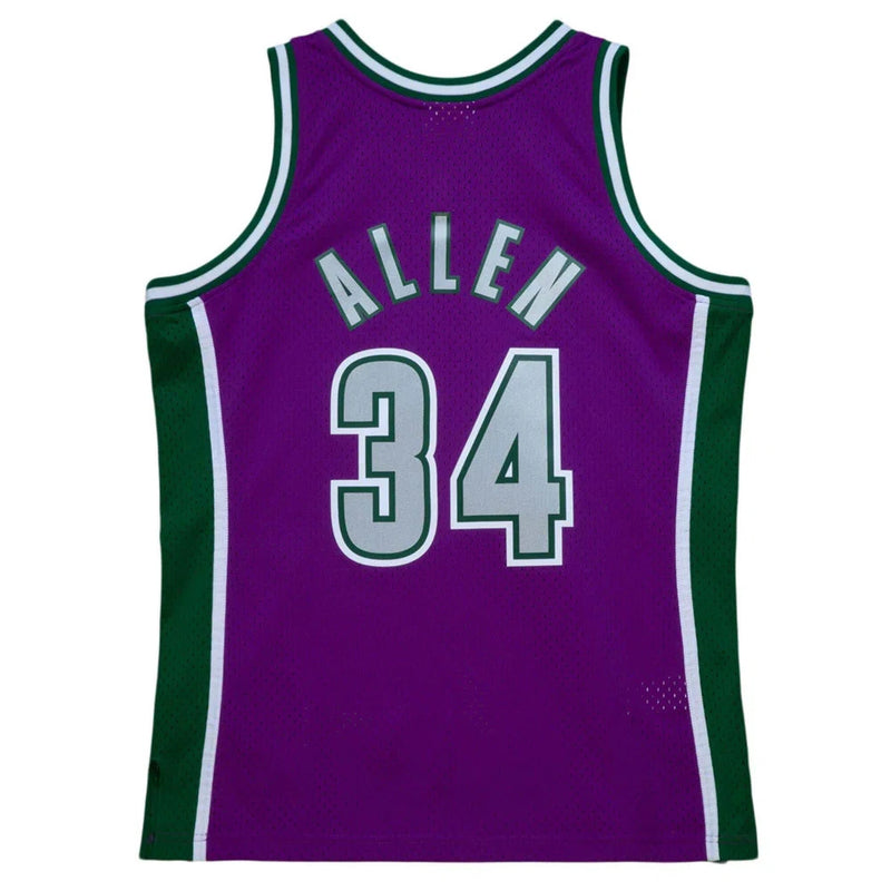 Milwaukee Bucks Swingman Jersey Ray Allen 2001 02 | Stitched Jersey RTJS 11971 product image 2, provided for visual