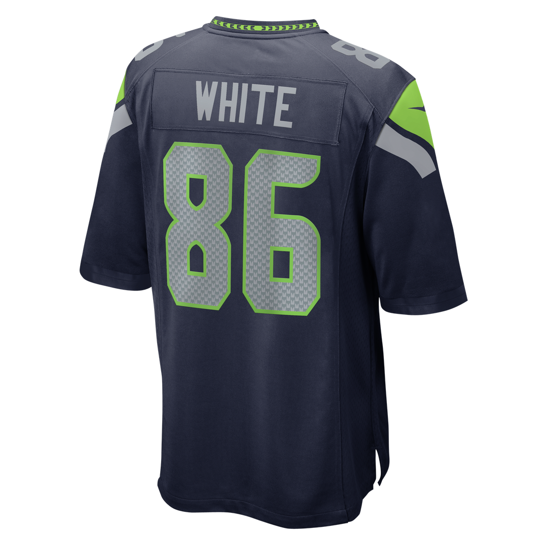 Seattle Seahawks Ricky White Nike College Navy Game Jersey product image 3