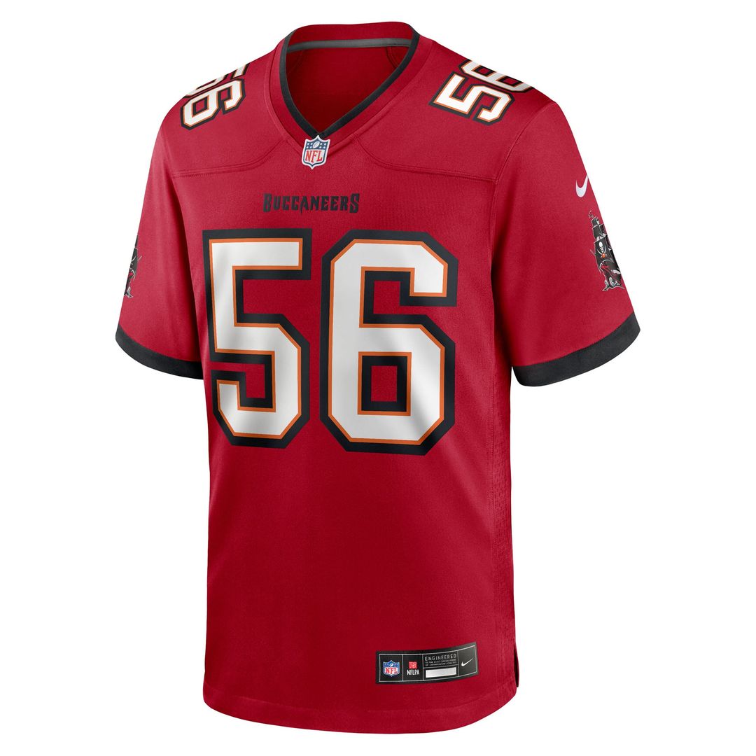 Tampa Bay Buccaneers Benton Whitley Nike Red Game Jersey product image 2