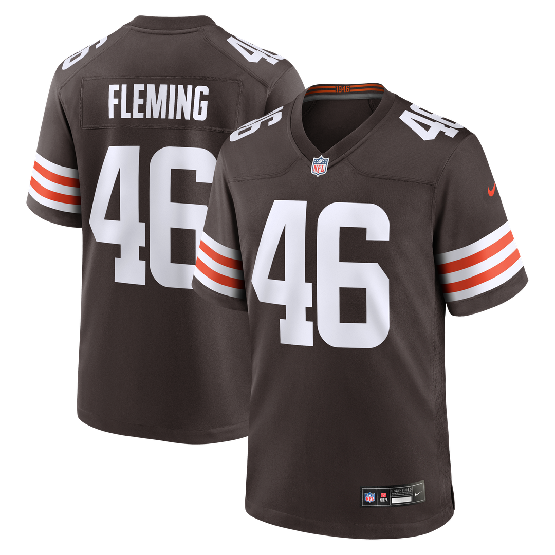 Cleveland Browns Don Fleming Nike Brown Retired Player product image 1