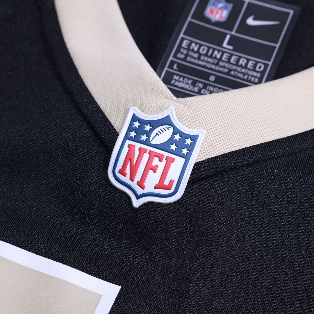 New Orleans Saints Chris Olave Nike Black Game Jersey product image 4