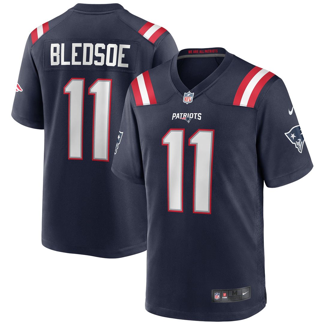 New England Patriots Drew Bledsoe Nike Red Retired Player product image 7