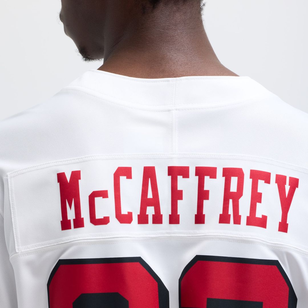 San Francisco 49ers Christian McCaffrey Nike White Vapor product image 8