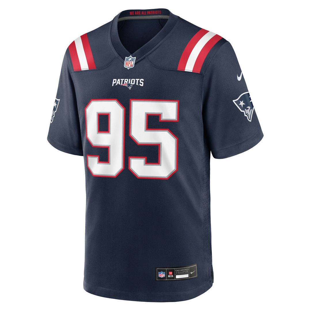 New England Patriots Eric Gregory Nike Navy Game Jersey product image 4