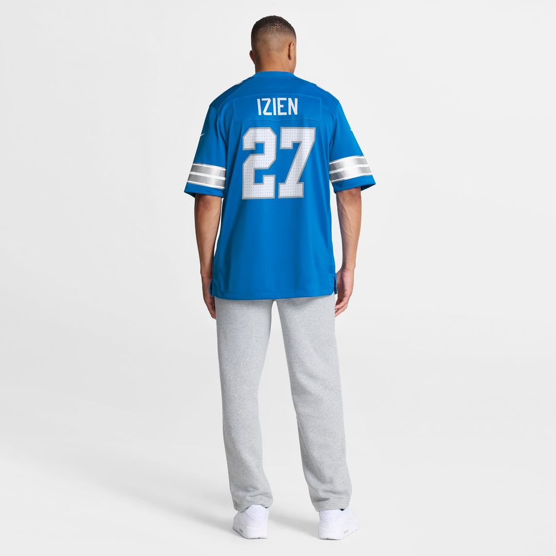 Detroit Lions Christian Izien Nike Blue Game Jersey product image 5