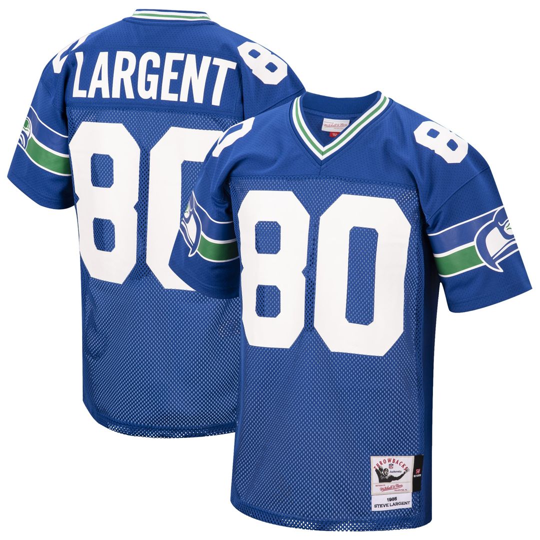 Seattle Seahawks 1985 Steve Largent Mitchell & Ness Royal product image 1