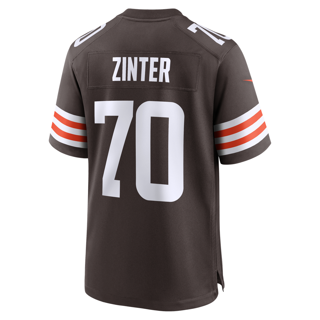 Cleveland Browns Zak Zinter Nike Brown Game Jersey product image 3