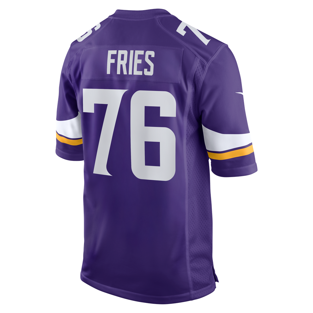 Minnesota Vikings Will Fries Nike Purple Game Jersey product image 3