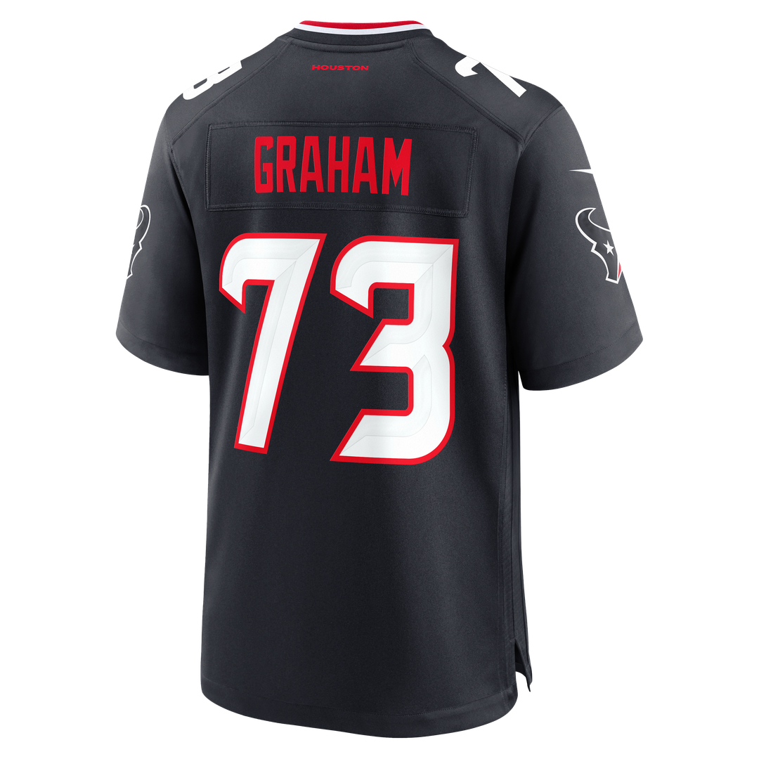 Houston Texans Derrick Graham Nike Navy Game Jersey product image 5