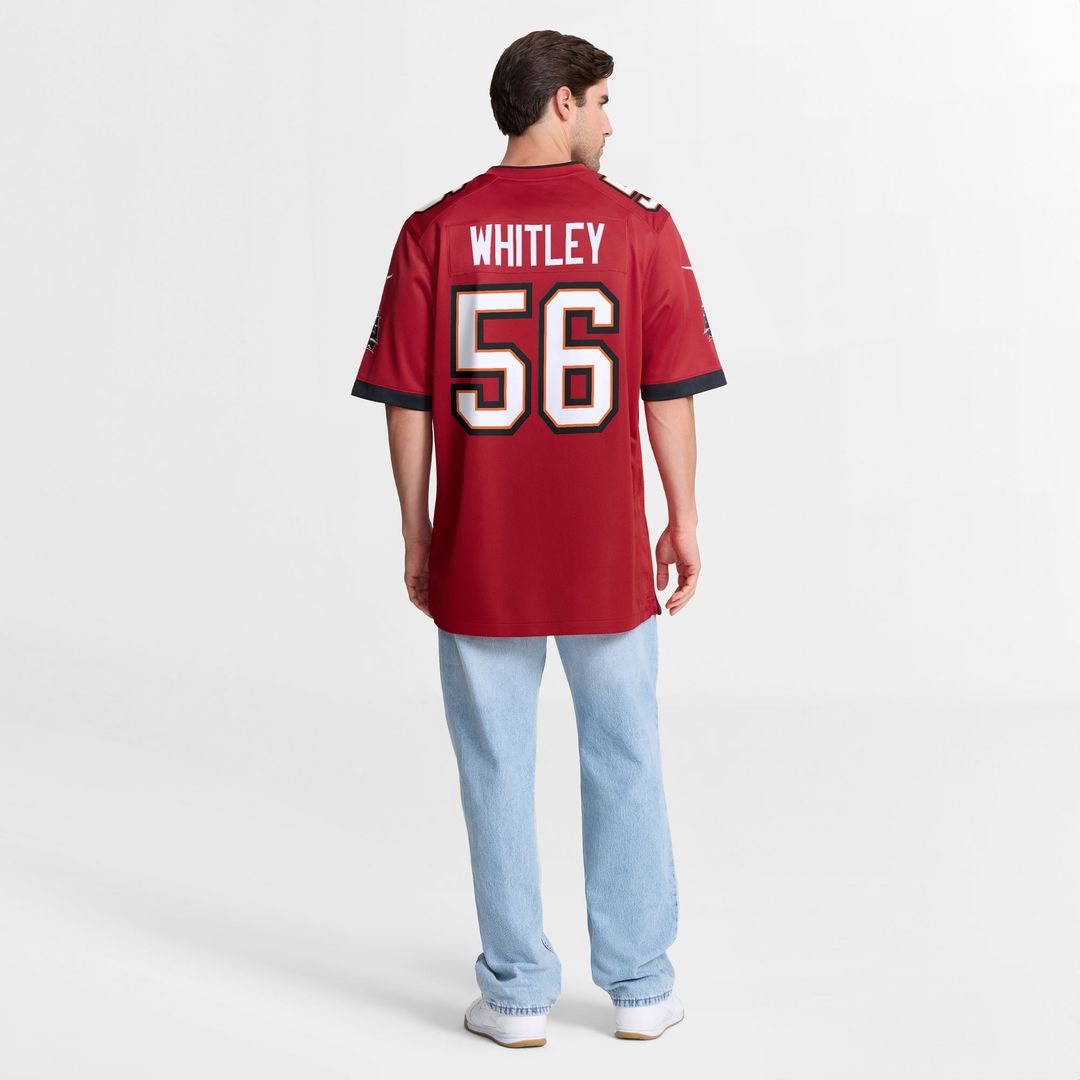Tampa Bay Buccaneers Benton Whitley Nike Red Game Jersey product image 5