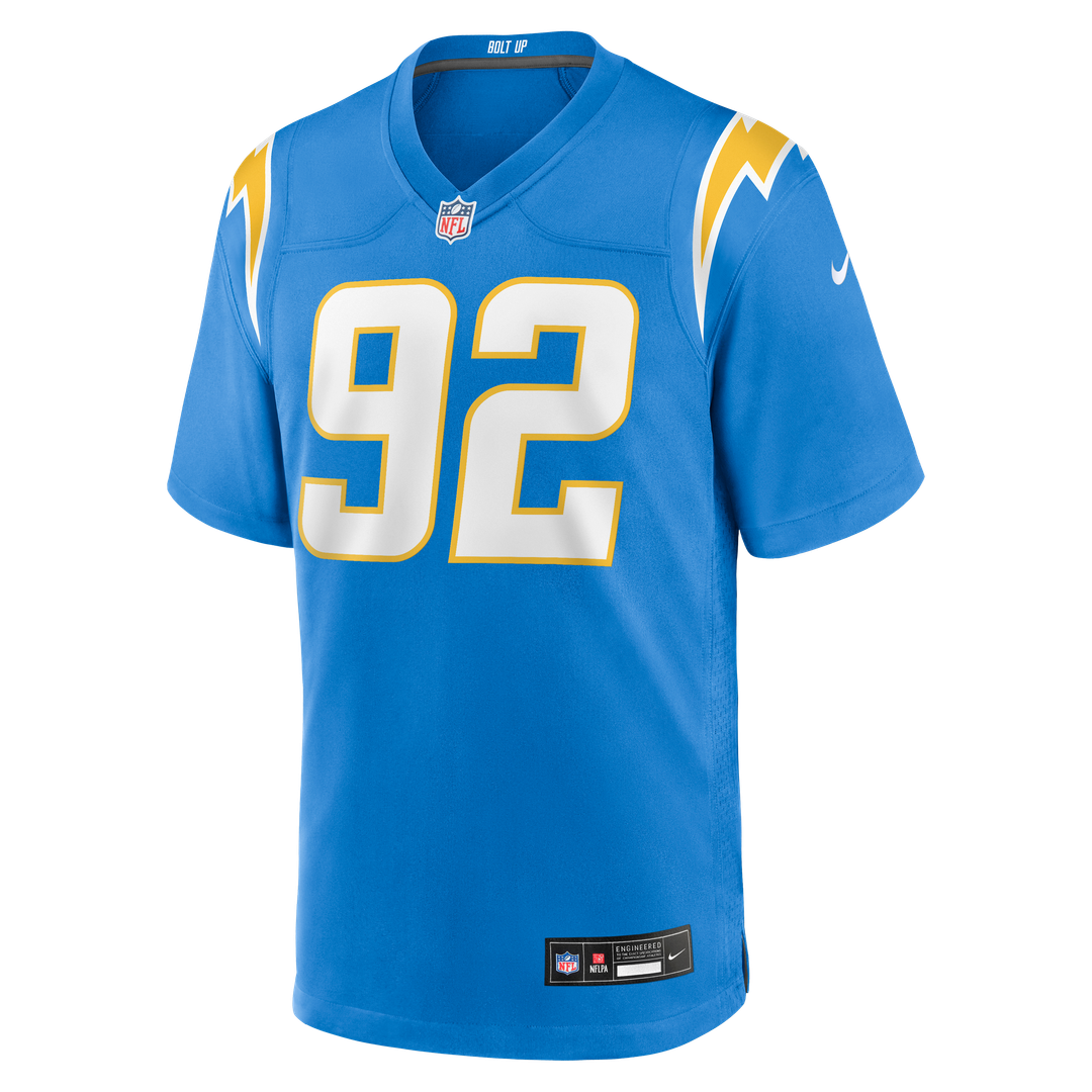 Los Angeles Chargers Justin Eboigbe Nike Powder Blue Game product image 2