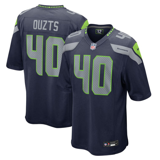 Seattle Seahawks Robbie Ouzts Nike College Navy Game Jersey product image 1