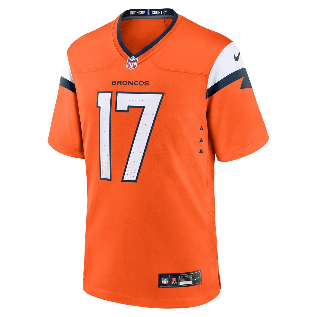 Denver Broncos Lil'Jordan Humphrey Nike Orange Game Jersey product image 2