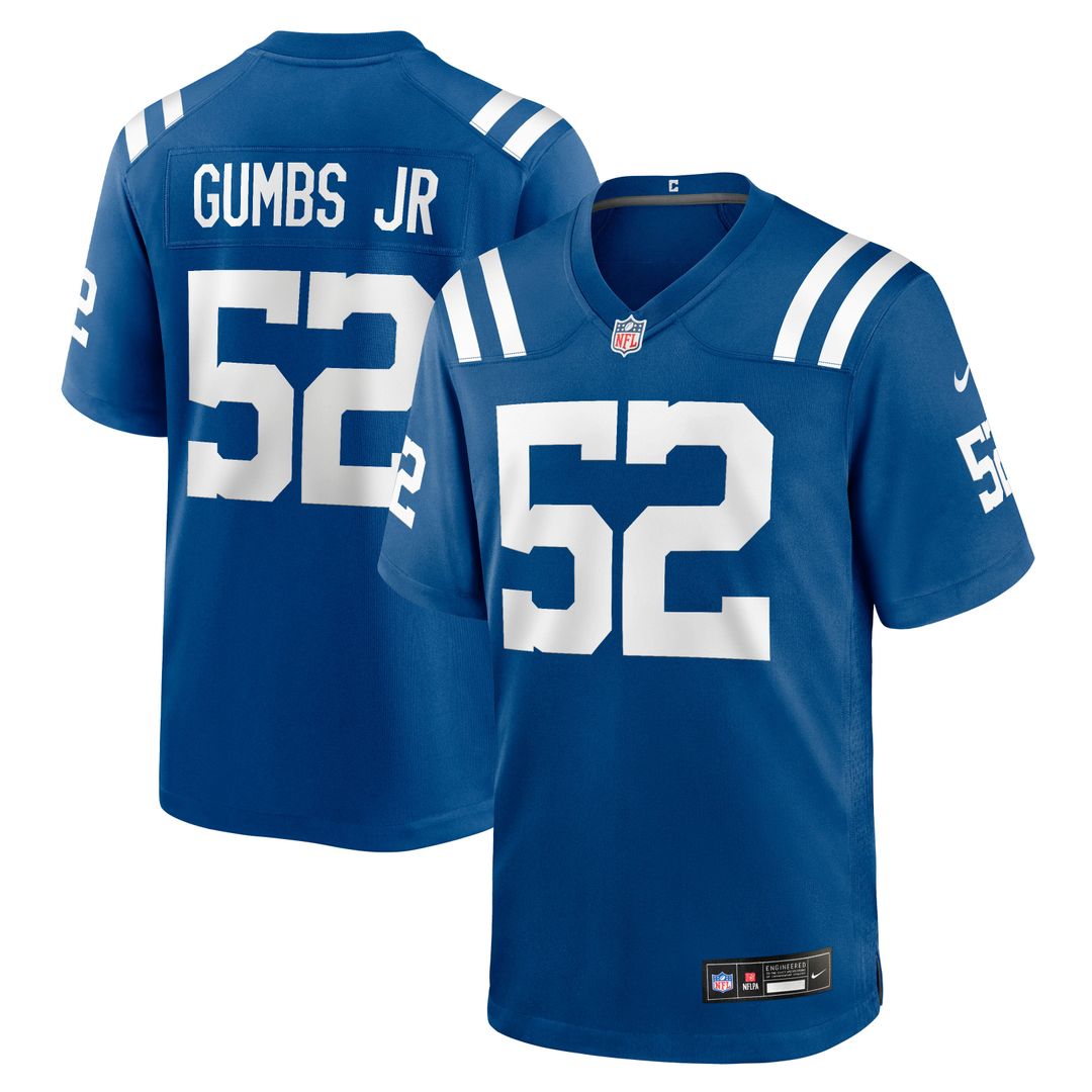 Indianapolis Colts George Gumbs Jr. Nike Royal Game Jersey product image 1