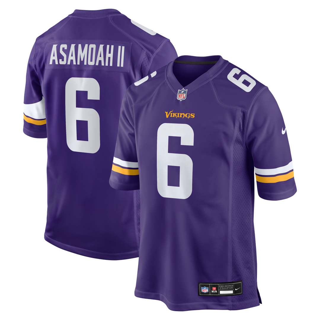 Minnesota Vikings Brian Asamoah II Nike Purple Game Jersey product image 1