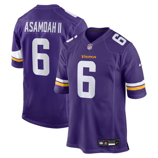 Minnesota Vikings Brian Asamoah II Nike Purple Game Jersey product image 1