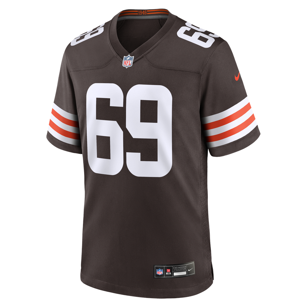 Cleveland Browns Tyre Phillips Nike Brown Game Jersey product image 2