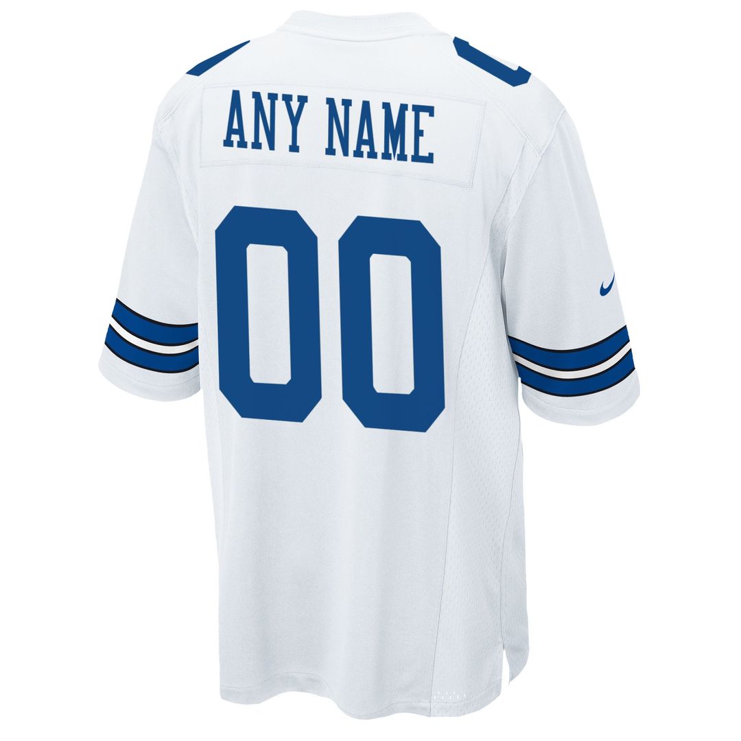 Dallas Cowboys Nike White Custom Jersey product image 3