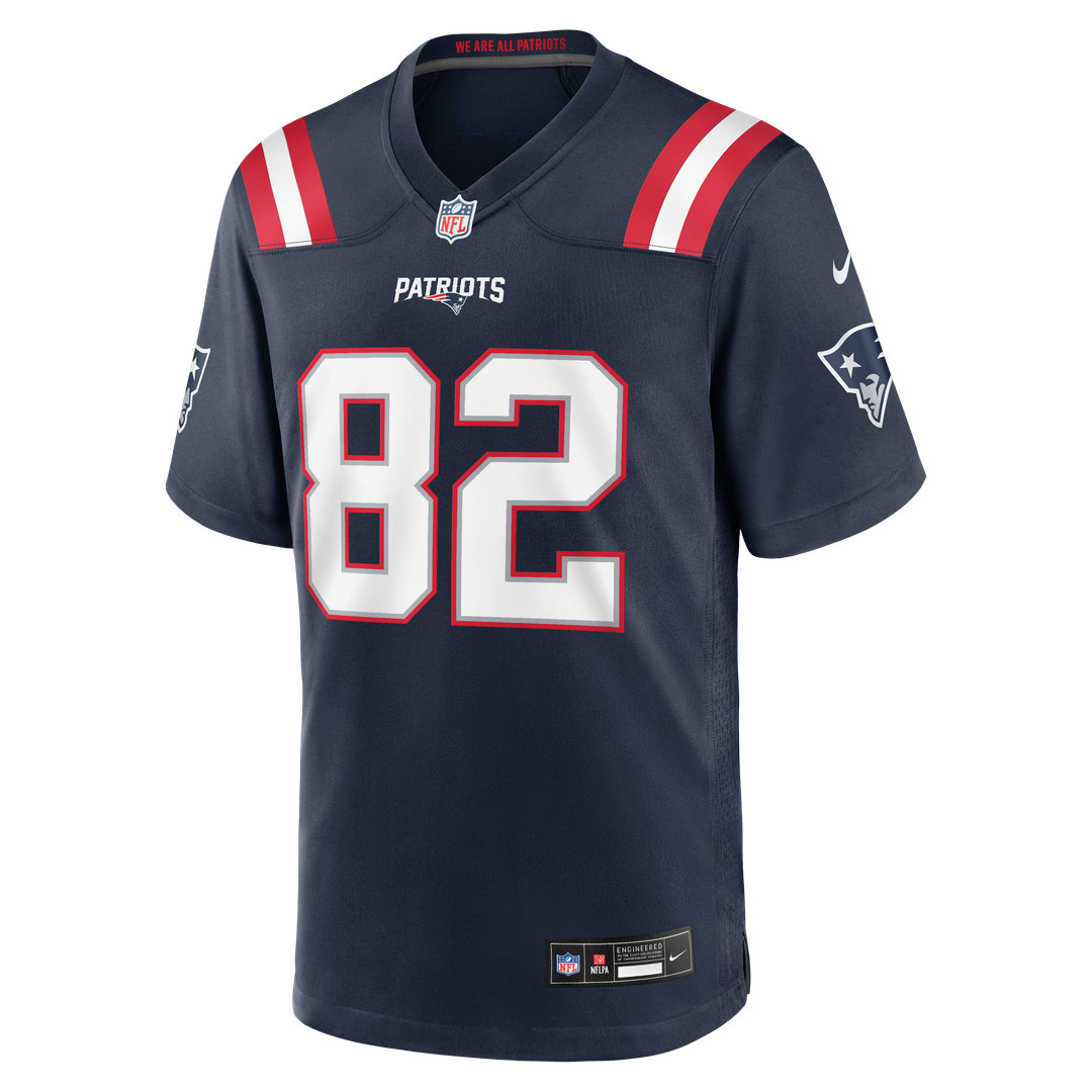 New England Patriots Eli Raridon Nike Navy Game Jersey product image 4