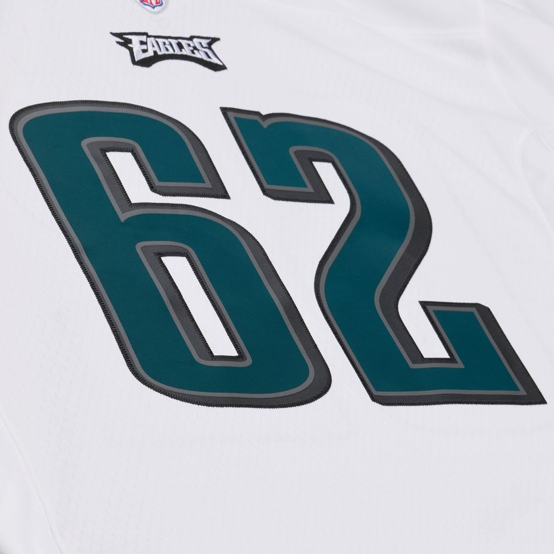 Philadelphia Eagles Jason Kelce Mitchell & Ness White 2011 product image 5