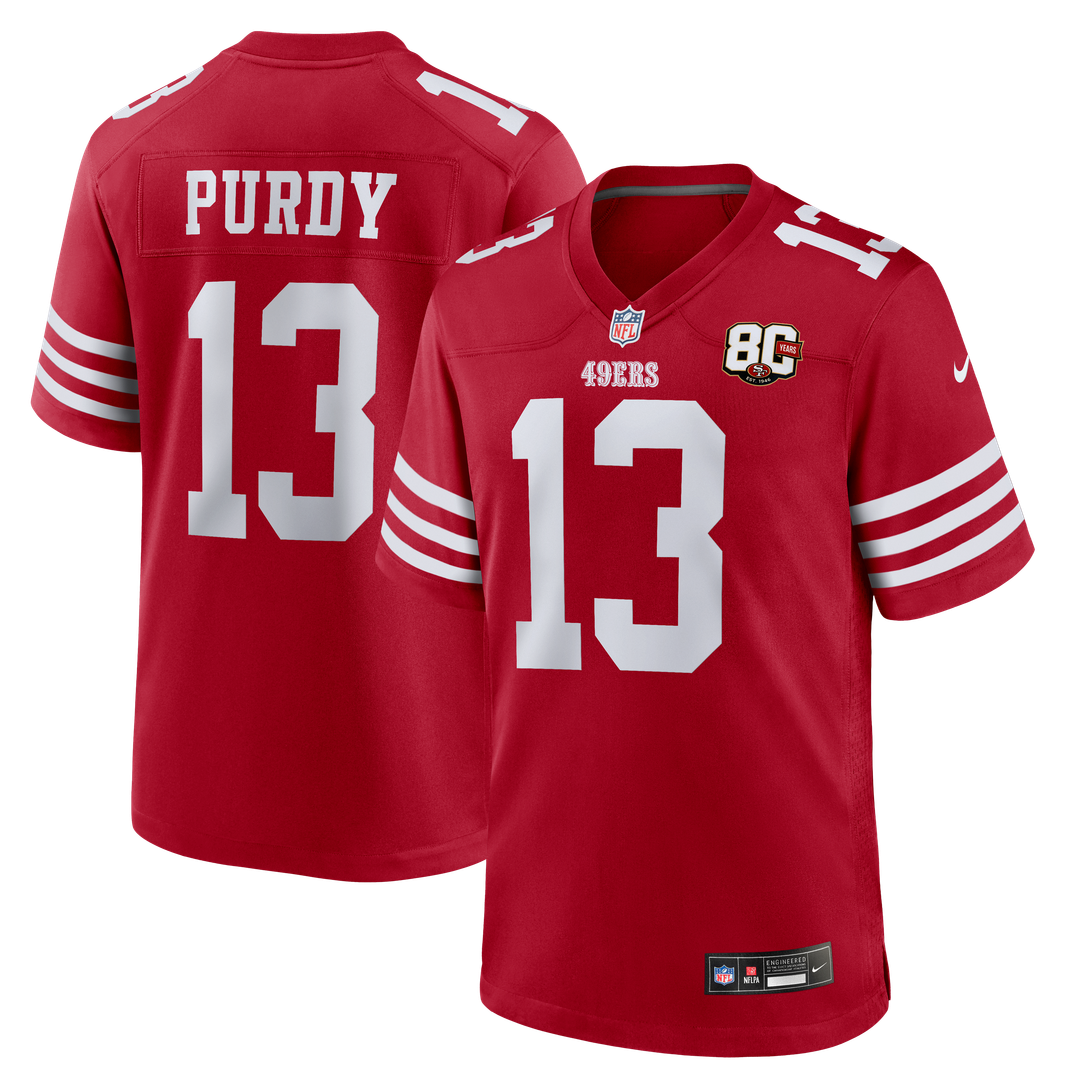 San Francisco 49ers Brock Purdy Nike Scarlet 80th product image 11