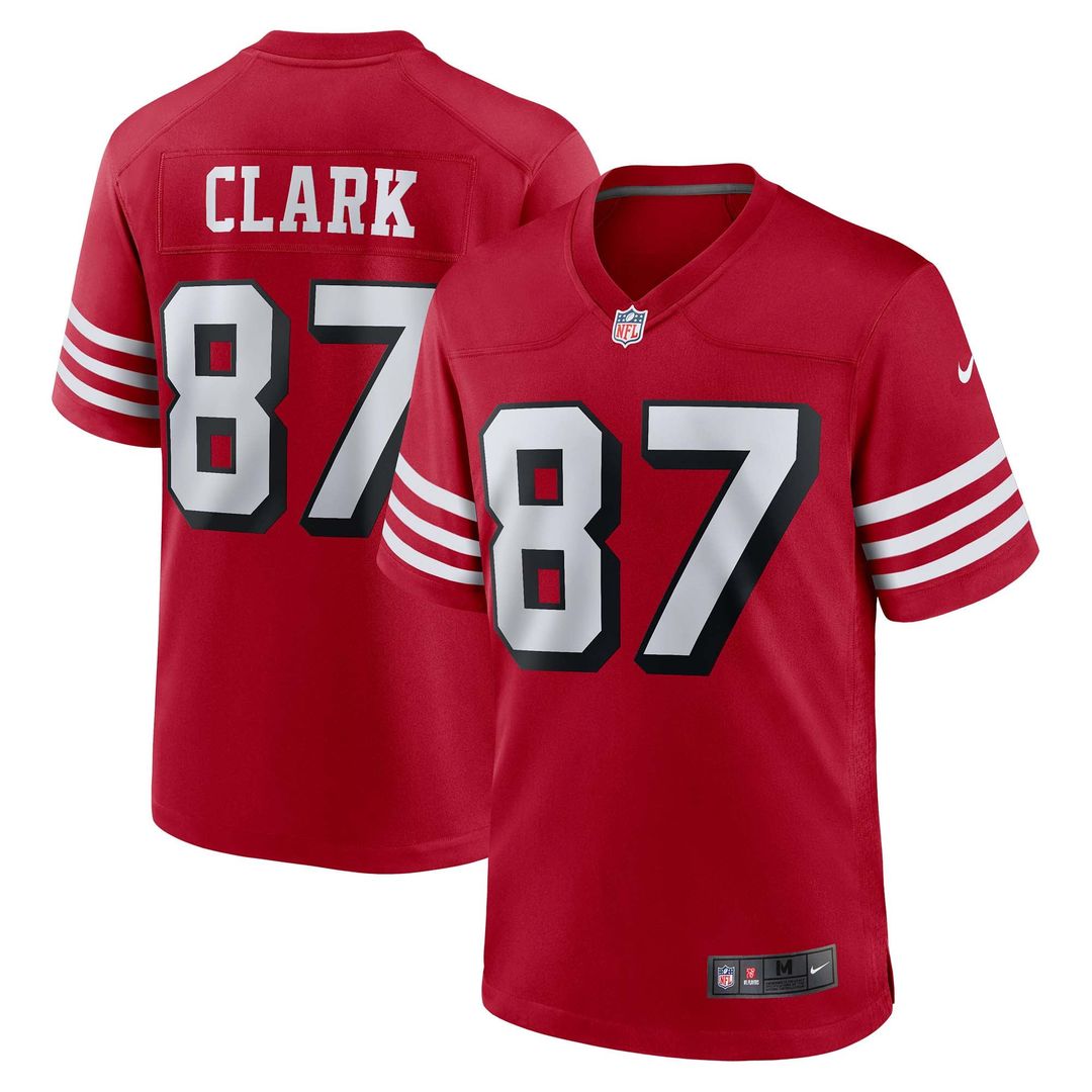 San Francisco 49ers Dwight Clark Nike Scarlet Retired product image 1