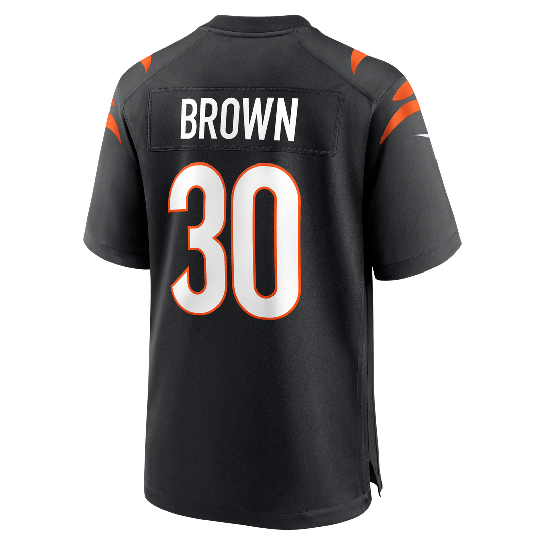 Cincinnati Bengals Chase Brown Nike Black Game Jersey product image 3