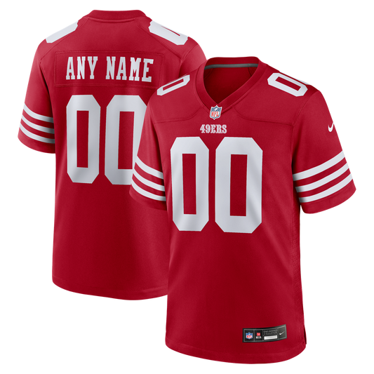 San Francisco 49ers Nike Scarlet Custom Jersey product image 1