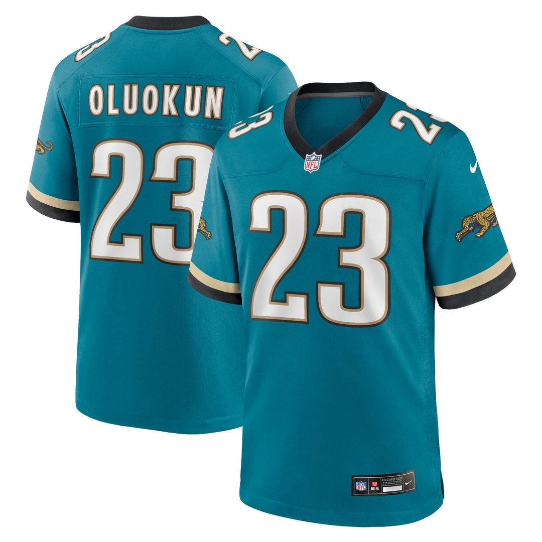 Jacksonville Jaguars Foye Oluokun Nike Teal Prowler product image 1