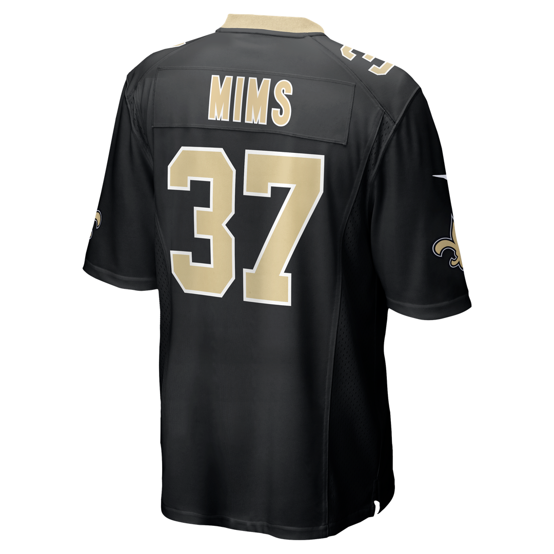 New Orleans Saints Jordan Mims Nike Black Game Jersey product image 3