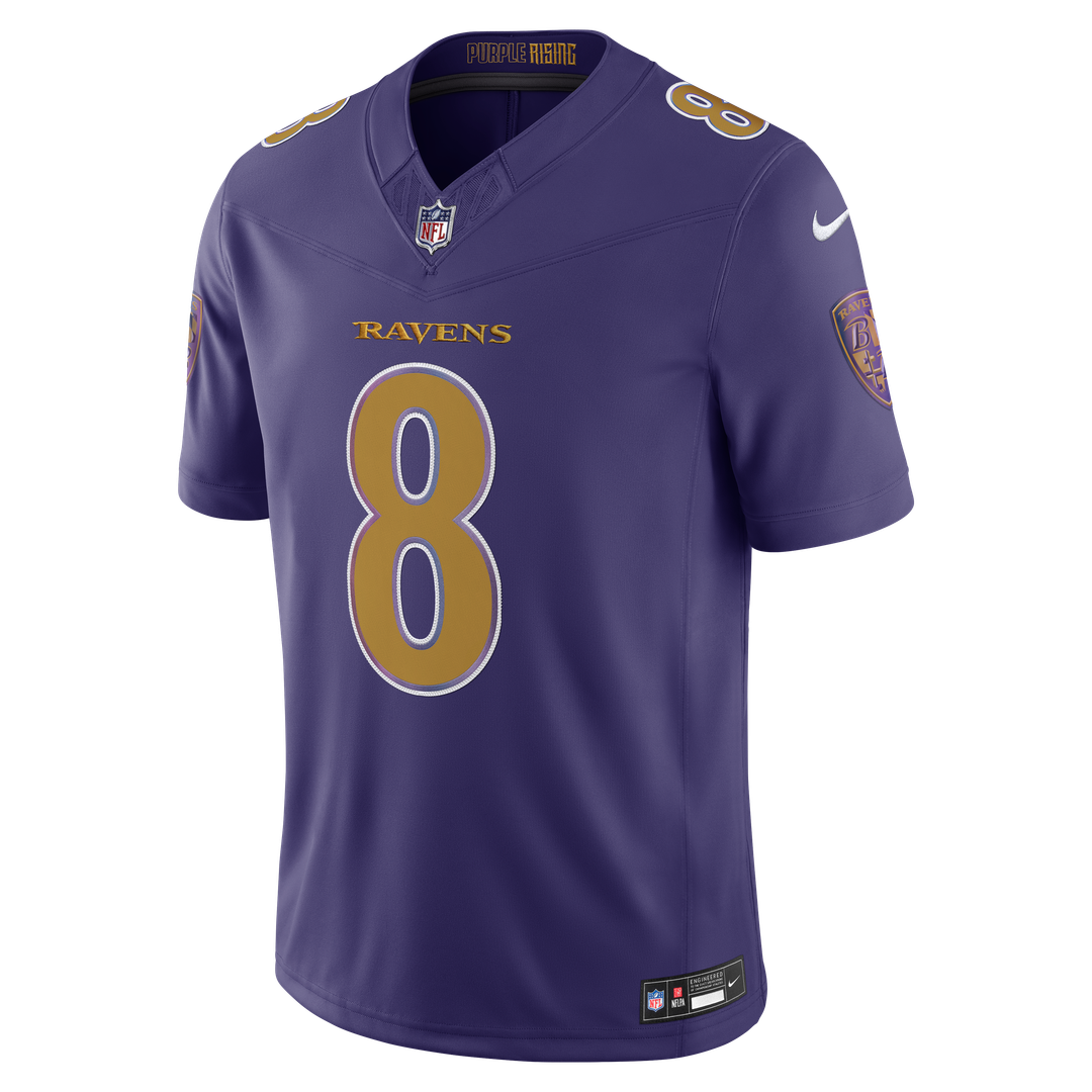 Baltimore Ravens Lamar Jackson Nike Purple Alternate Vapor product image 2